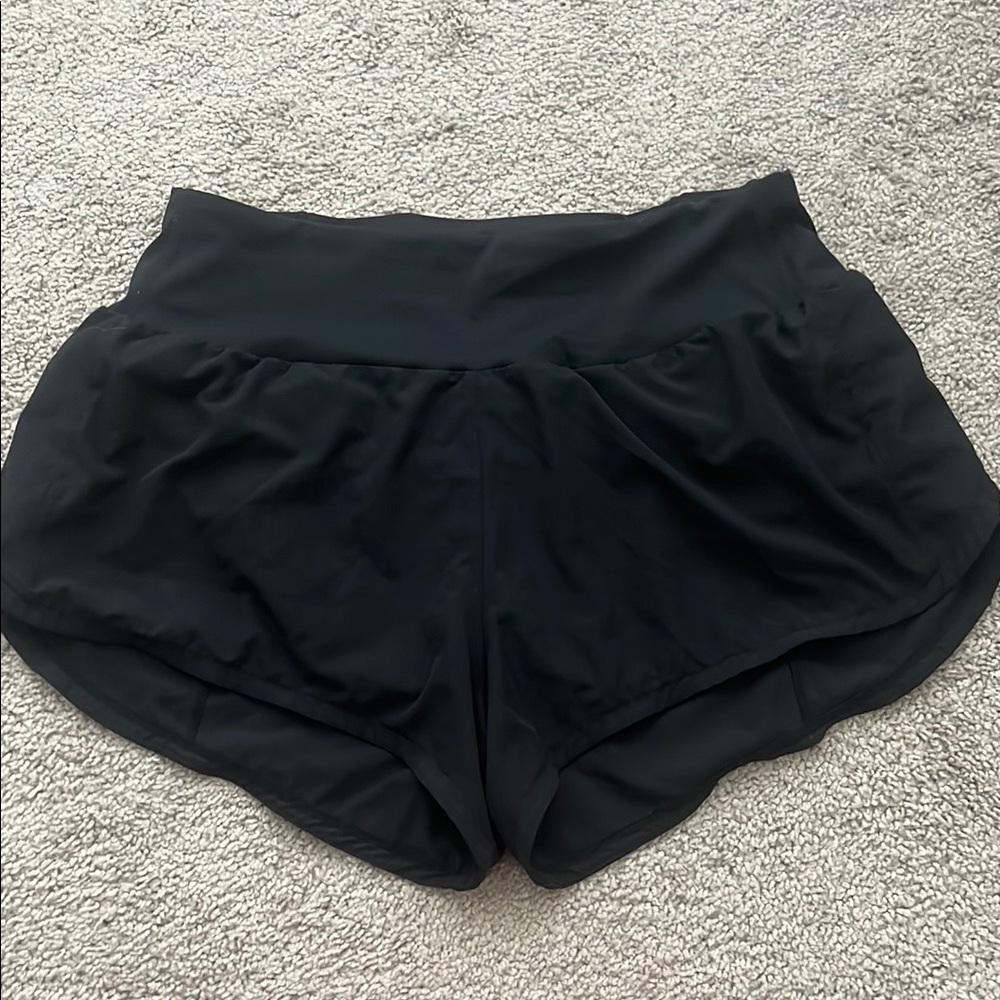 Women's Black Athletic Shorts